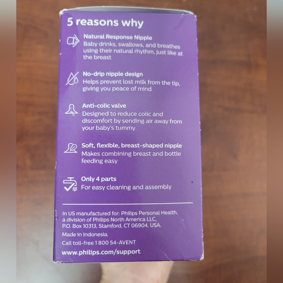 Philips Avent Baby 3 Pack Bottles Nwt - Picture 6 of 6